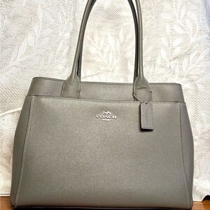Coach Leather Tote Bag